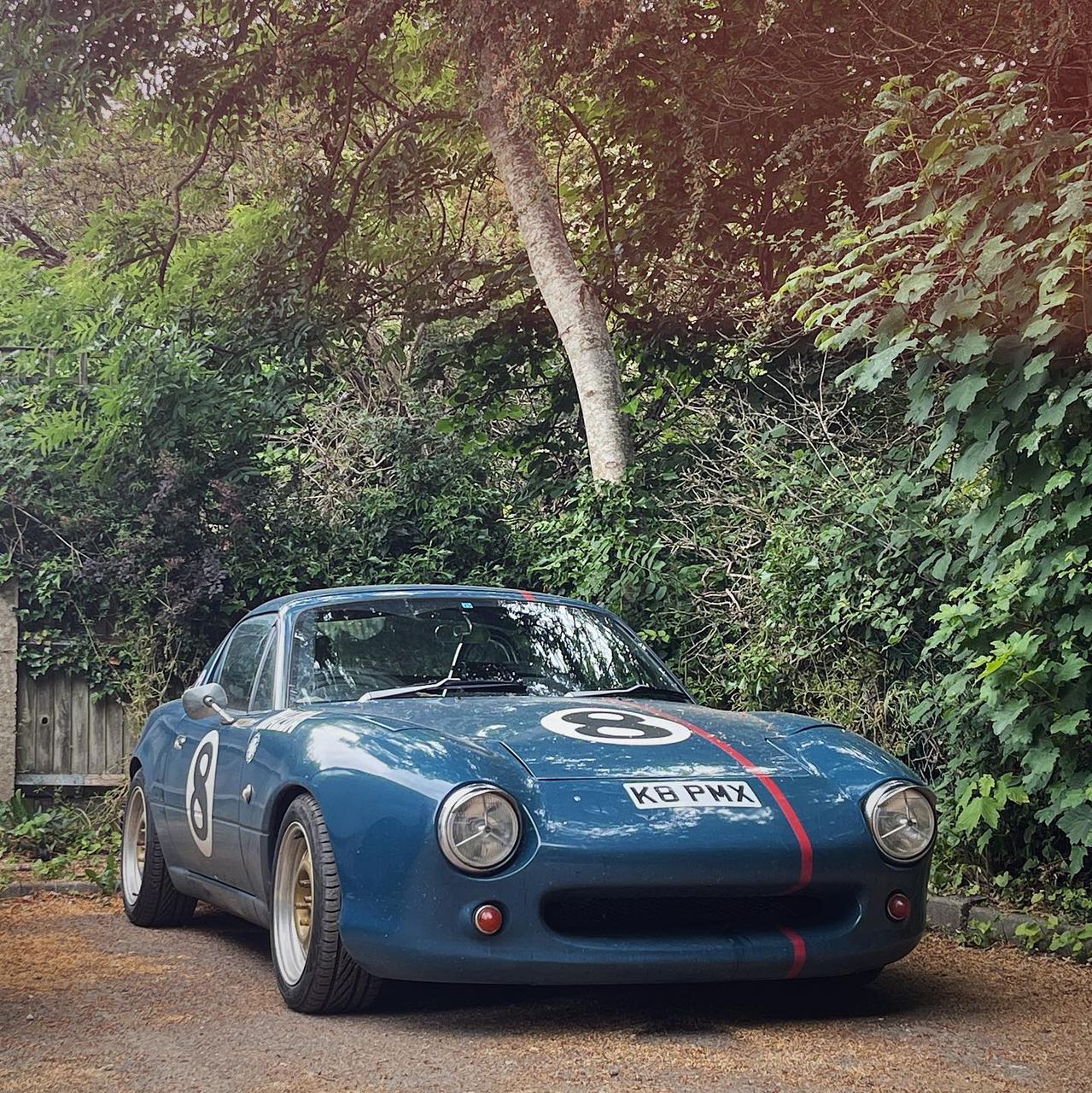 Covered in dust, pollen and general summer grime. The antithesis of the garage-Queen. (Might be biased but I t