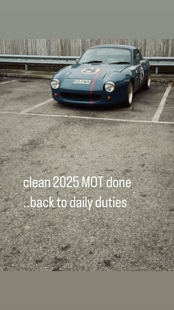 Clean 2025 MOT done. Back to daily duties.