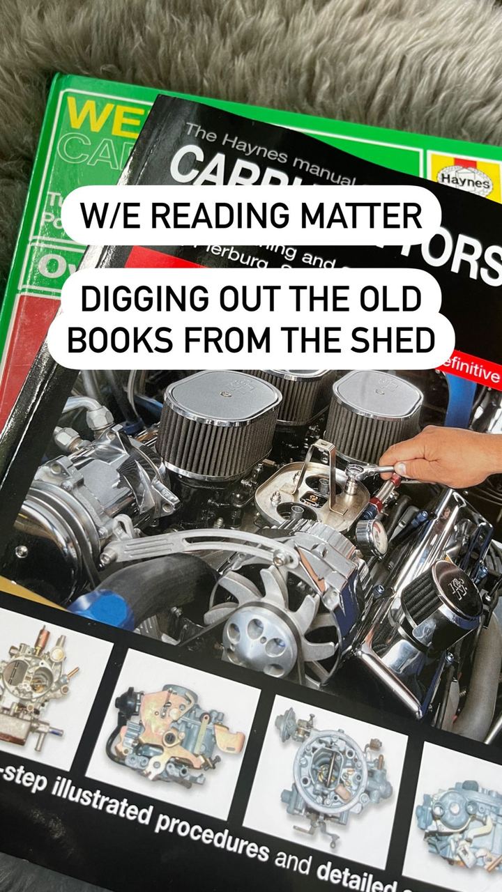 W/E READING MATTER DIGGING OUT THE OLD BOOKS FROM THE SHED