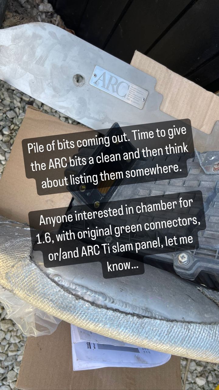 Pile of bits coming out. Time to give the ARC bits a clean and then think about listing them somewhere.