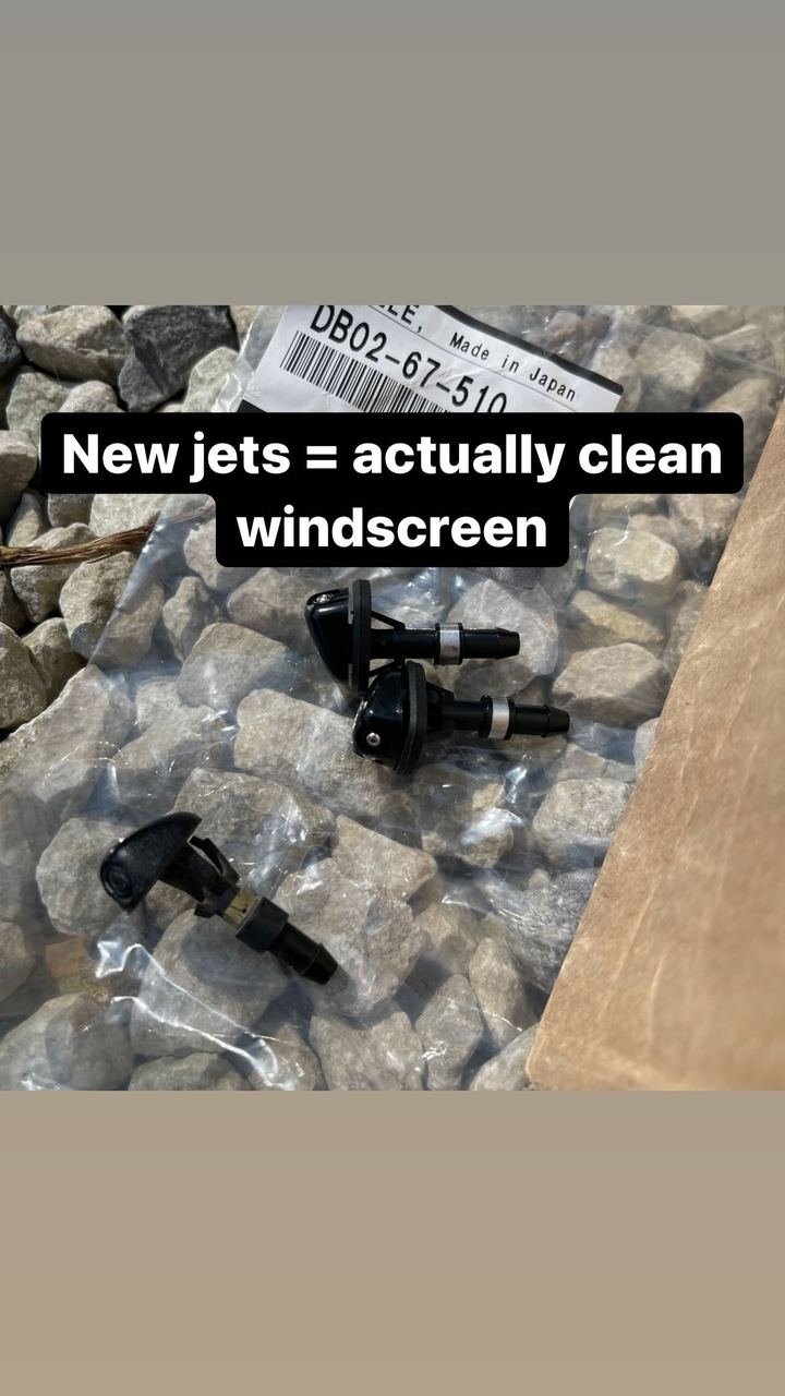 New jets = actually clean windscreen