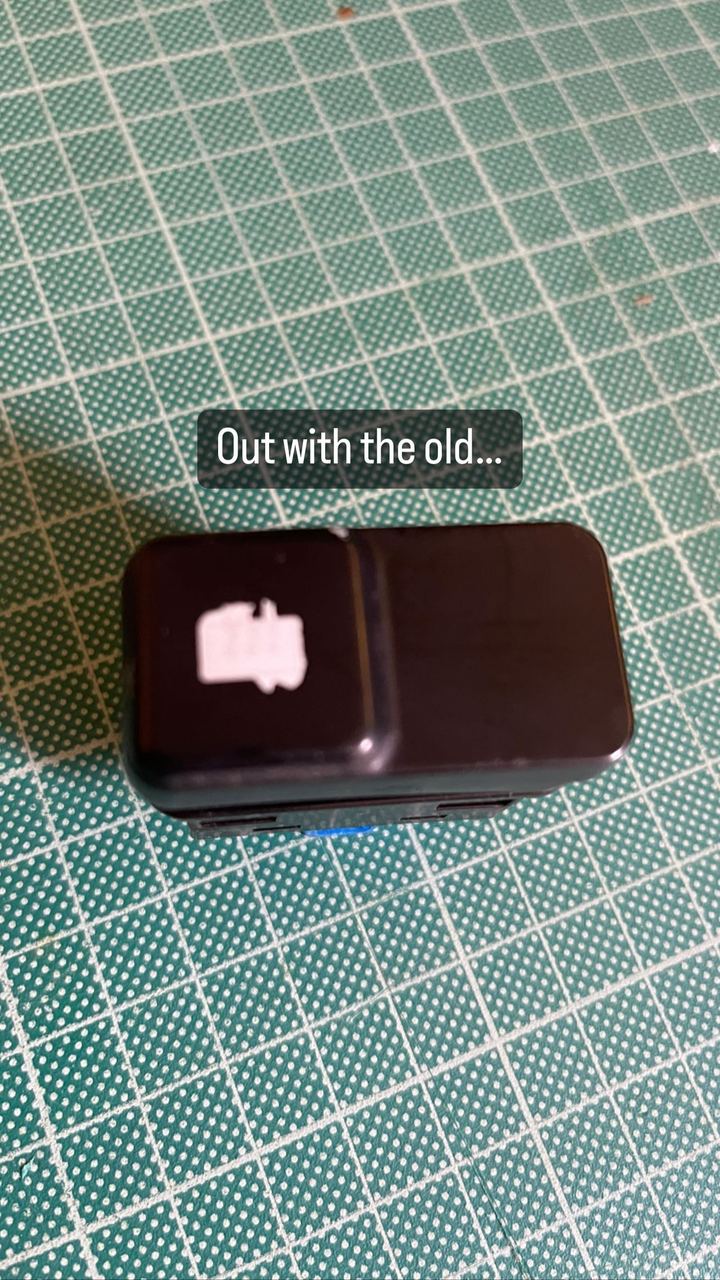 Out with the old…