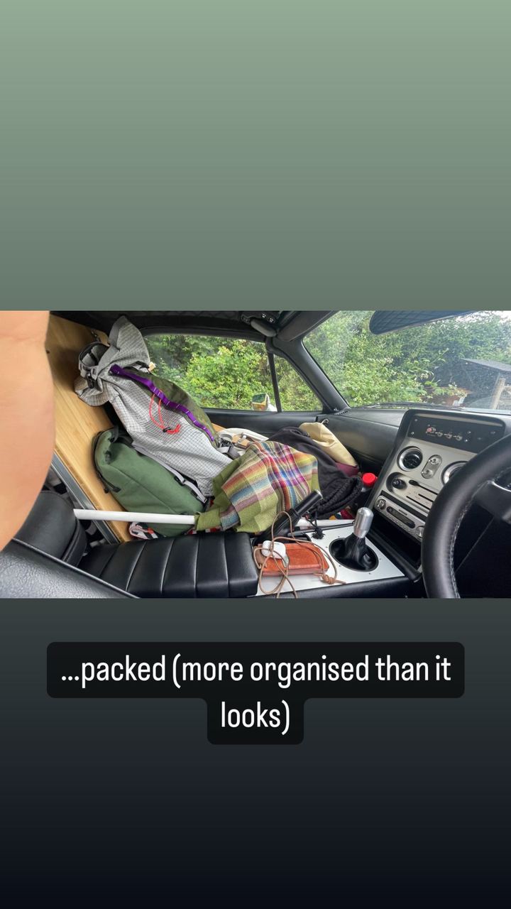 …packed (more organised than it looks)