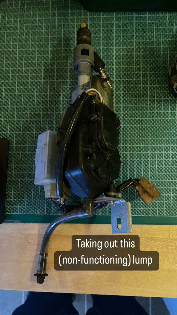 Taking out this (non-functioning) lump